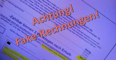 Schmuckgrafik Fake-Rechnung